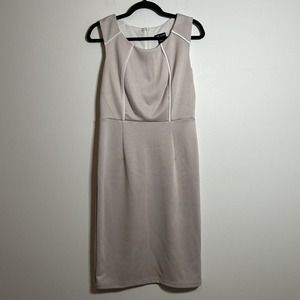 Kate and Lily Sheath Sleeveless Dress Pink Beige Women's Size 6